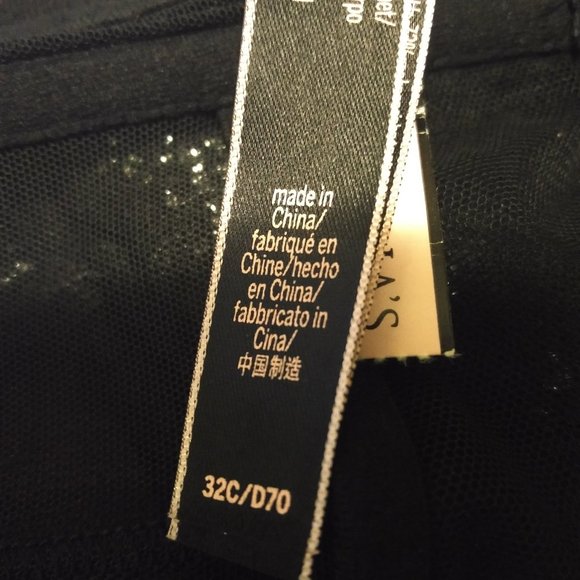 Victoria Secret Black Corset 32C - Picture 10 of 10